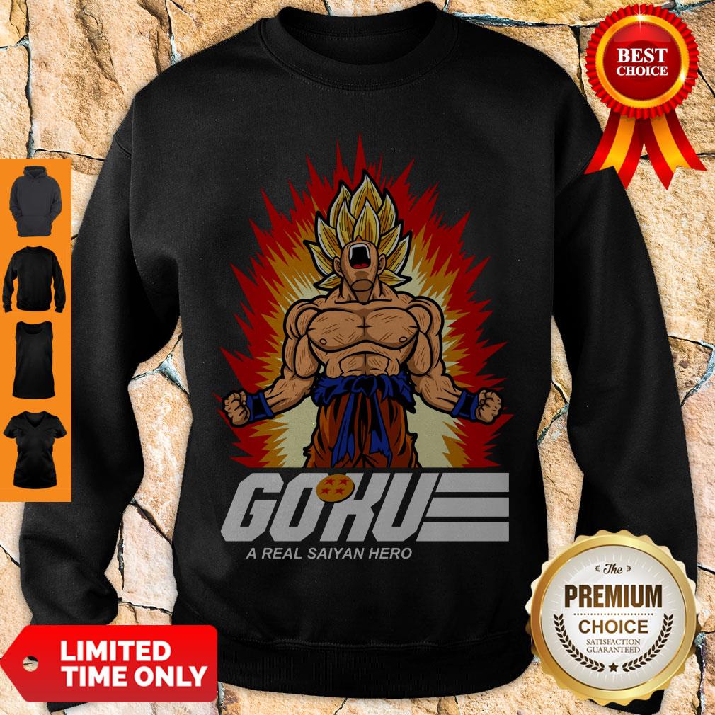 Nice Goku A Real Saiyan Hero Shirt
