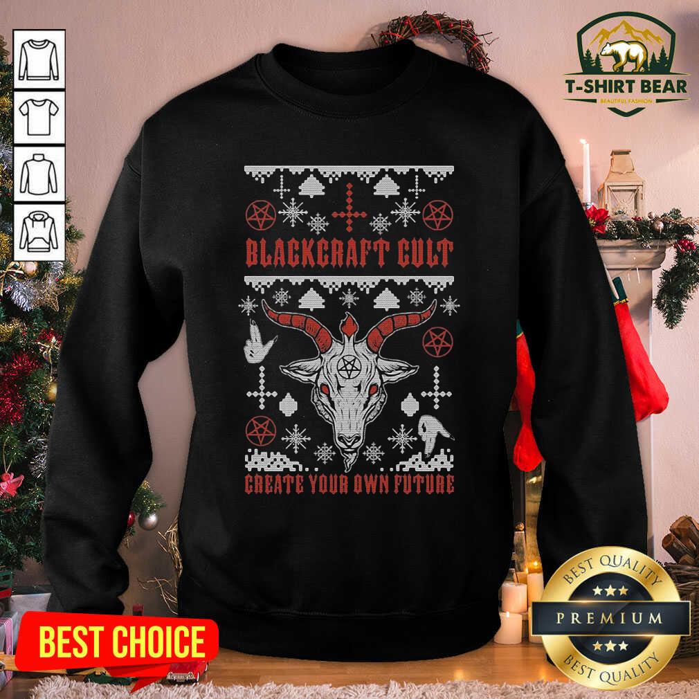 Cool Blackcraft Cult Satan’s Little Helper Ugly Christmas Shirt