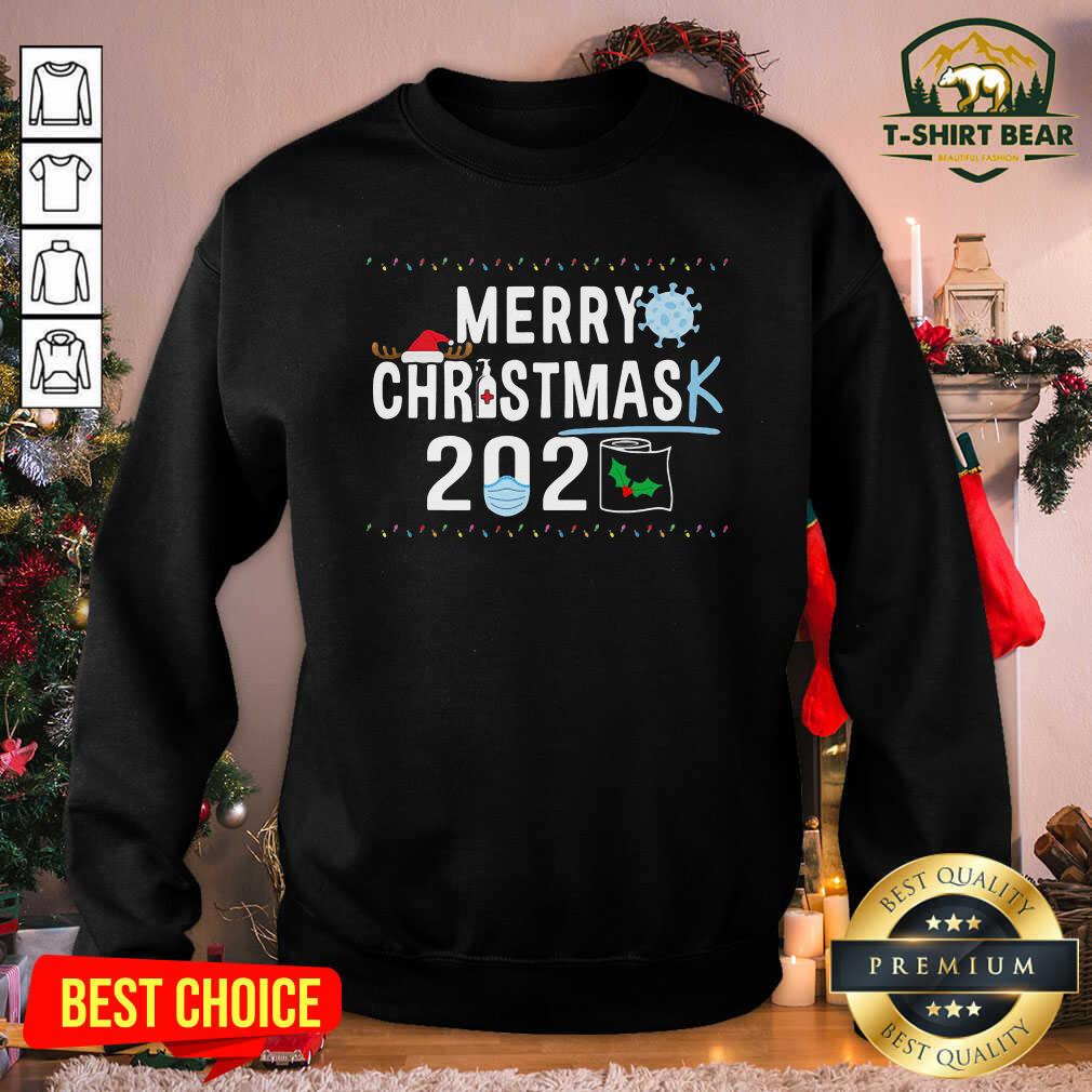 Grateful Merry Christmas 2929 Toilet Paper Mask Coronavirus Shirt