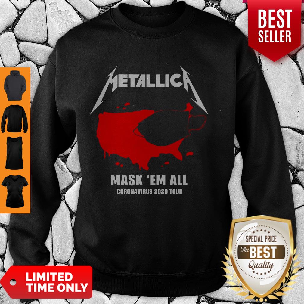 Awesome Metallica Mask’em All Coronavirus 2020 Tour Shirt