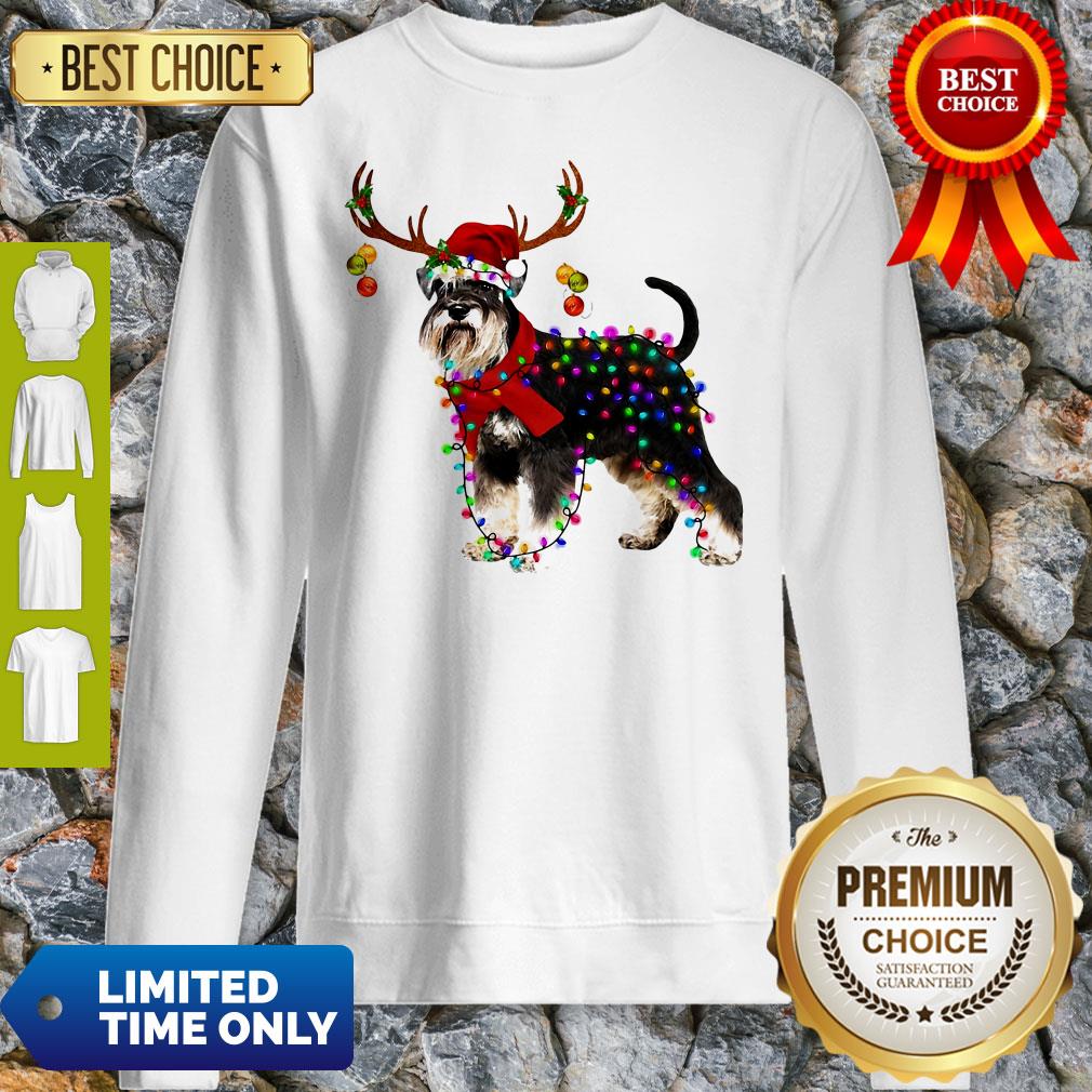 Yorkshire Dog Light Deer Merry Christmas Shirt