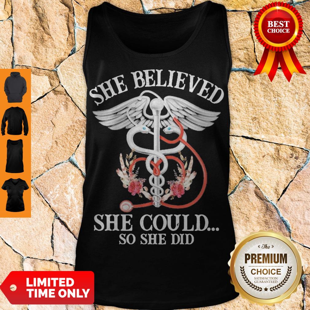Official She Believed She Could So She Did Shirt