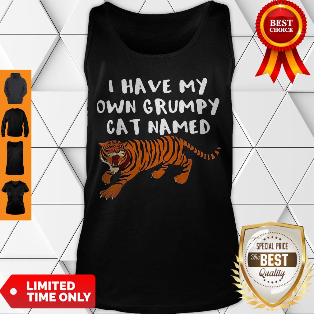 Cute I Have My Own Grumpy Cat Named Tiger Shirt