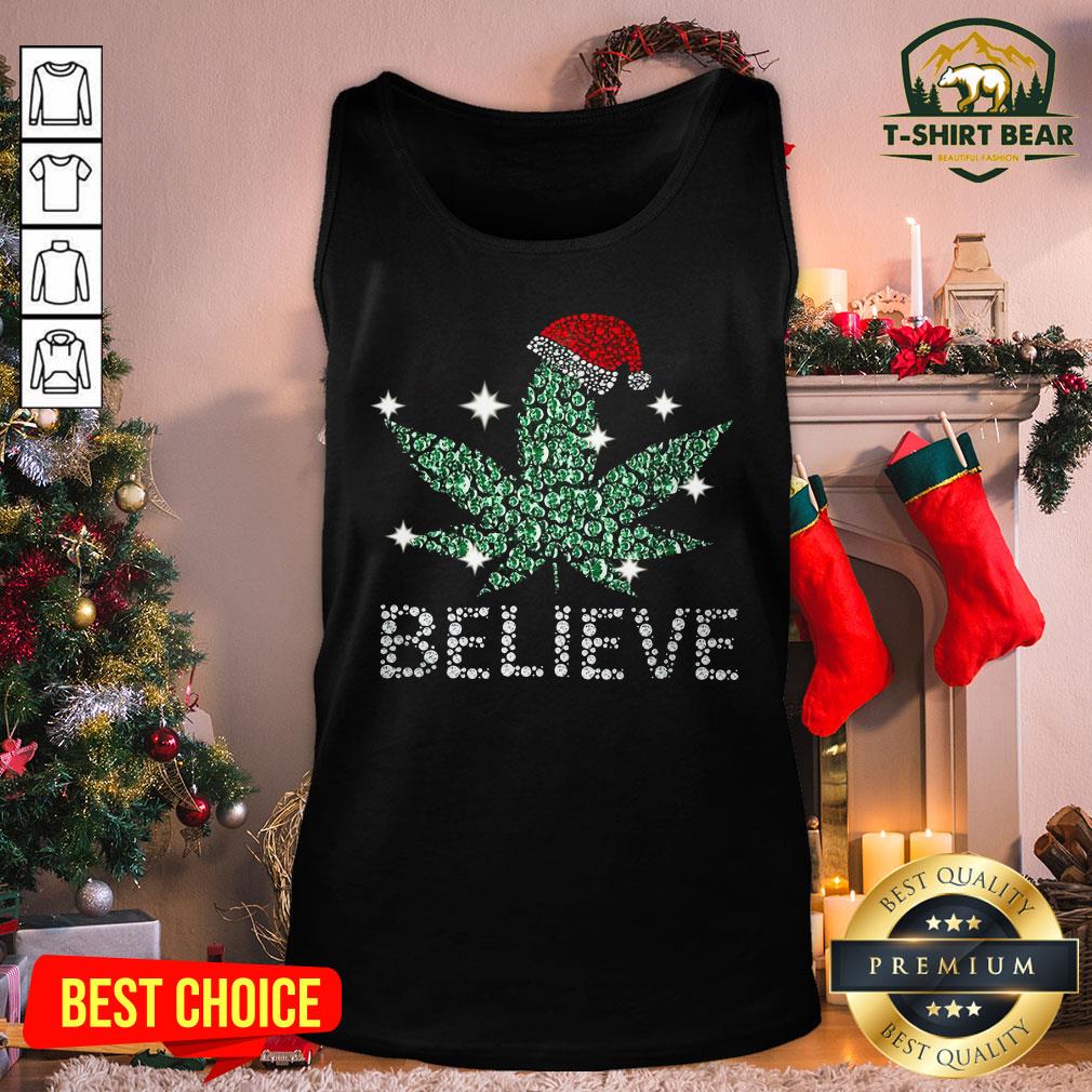Original Santa Weed Believe Christmas Shirt