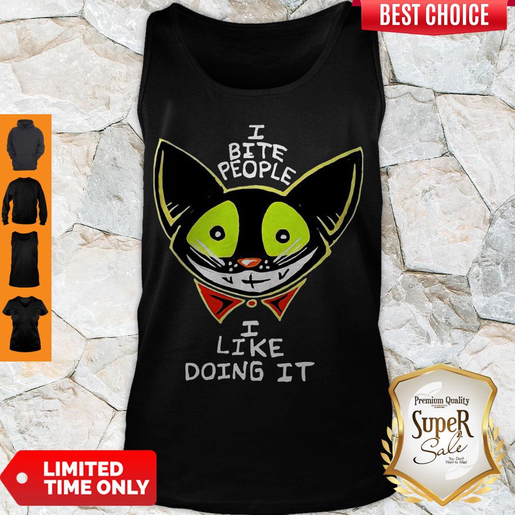 Official I Bite People I Like Doing It Shirt