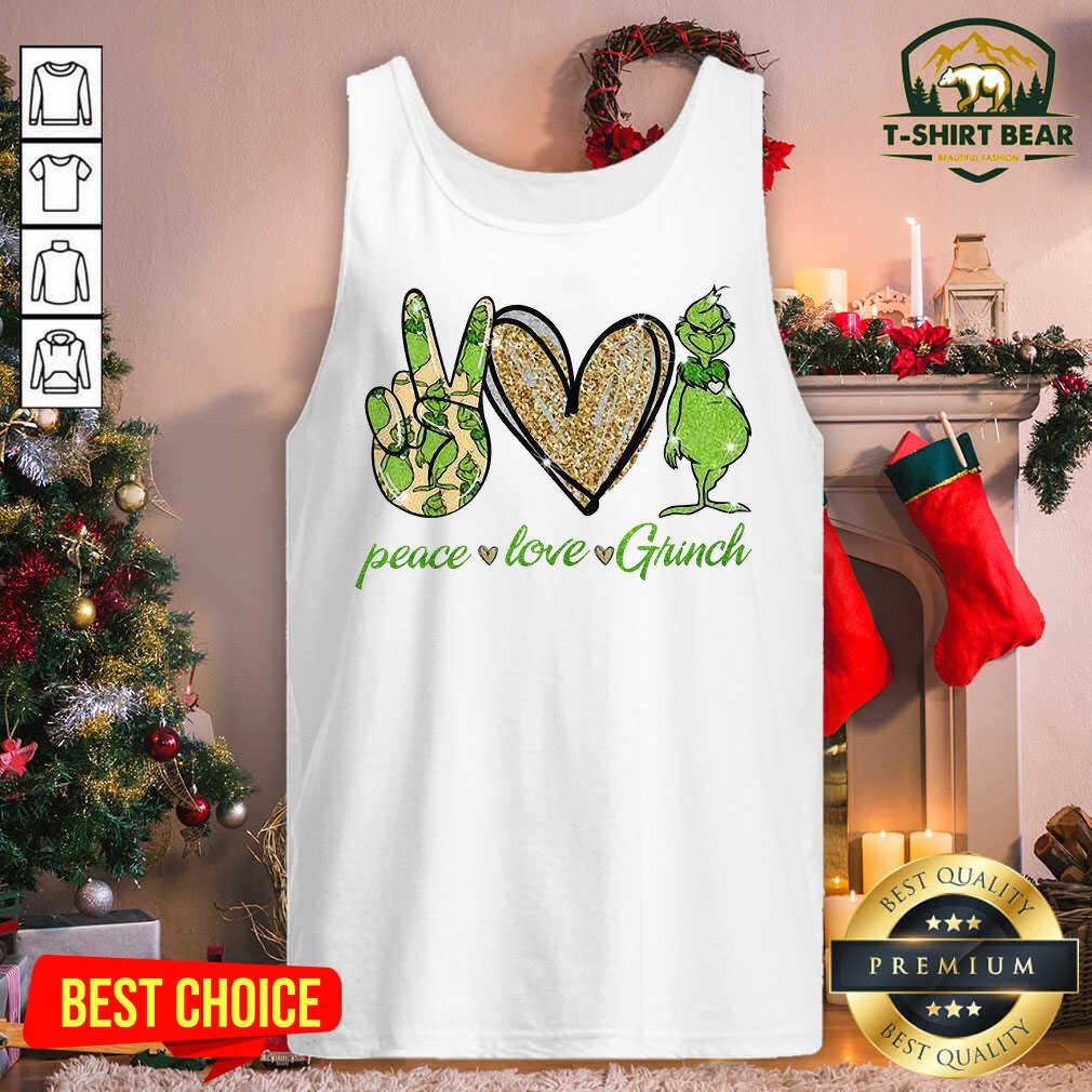 Pretty Peace Love The Grinch Shirt