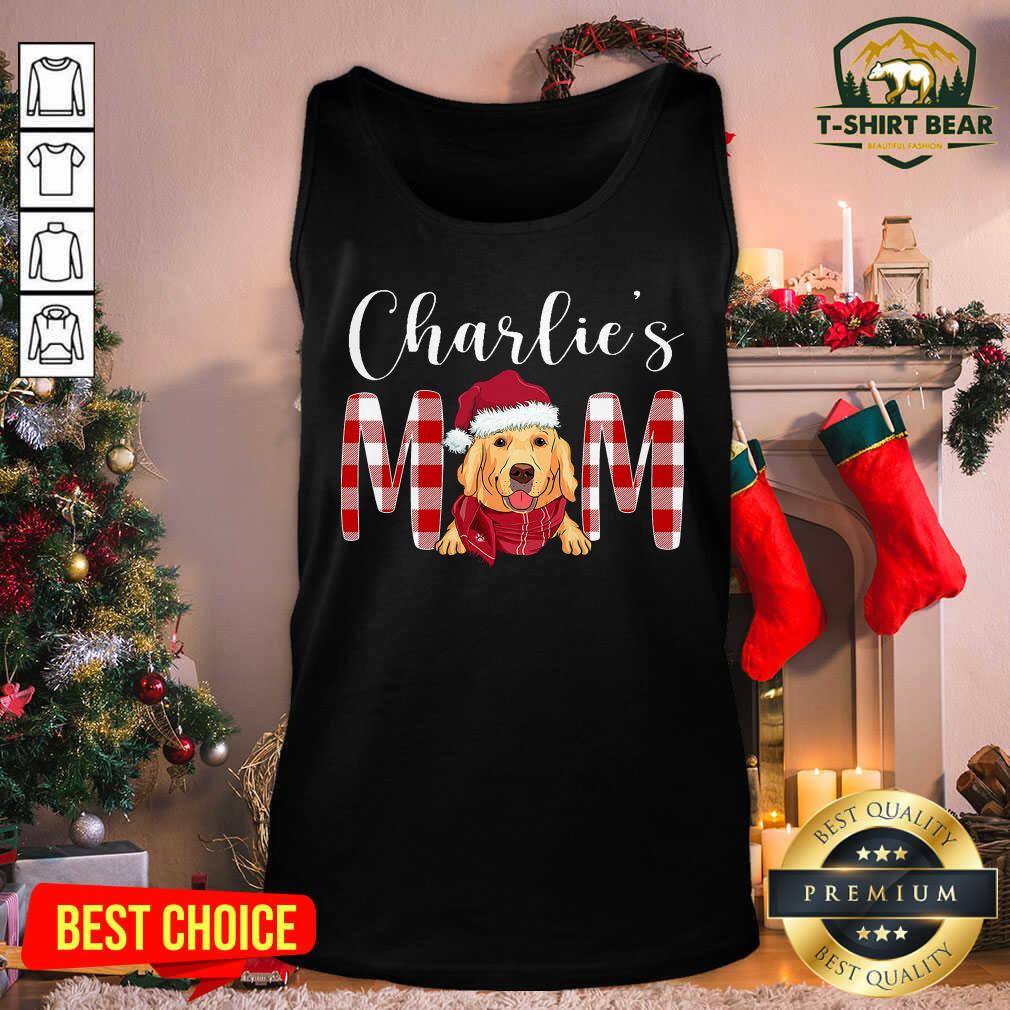 Cute Golden Retriever Charlie’s Mom Christmas Shirt
