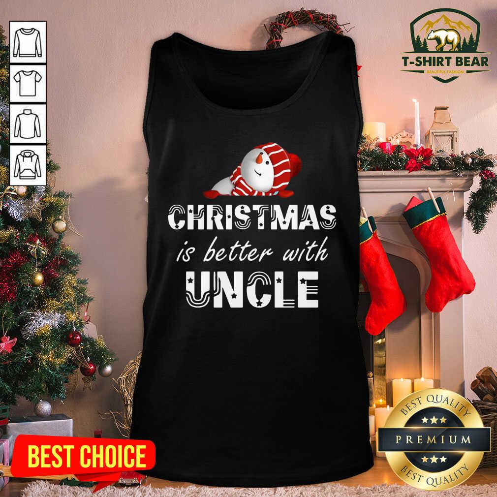 Grateful Christmas Is Better With Uncle Snowman Shirt