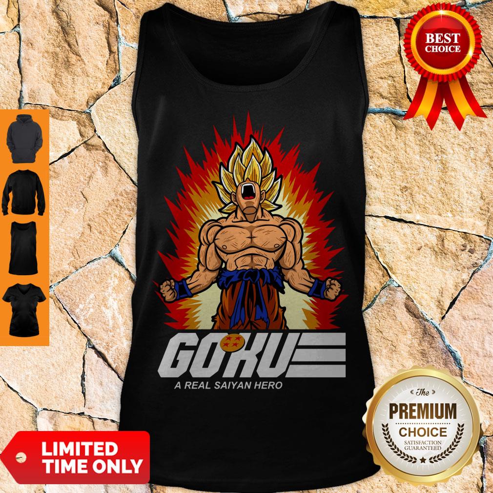 Nice Goku A Real Saiyan Hero Shirt