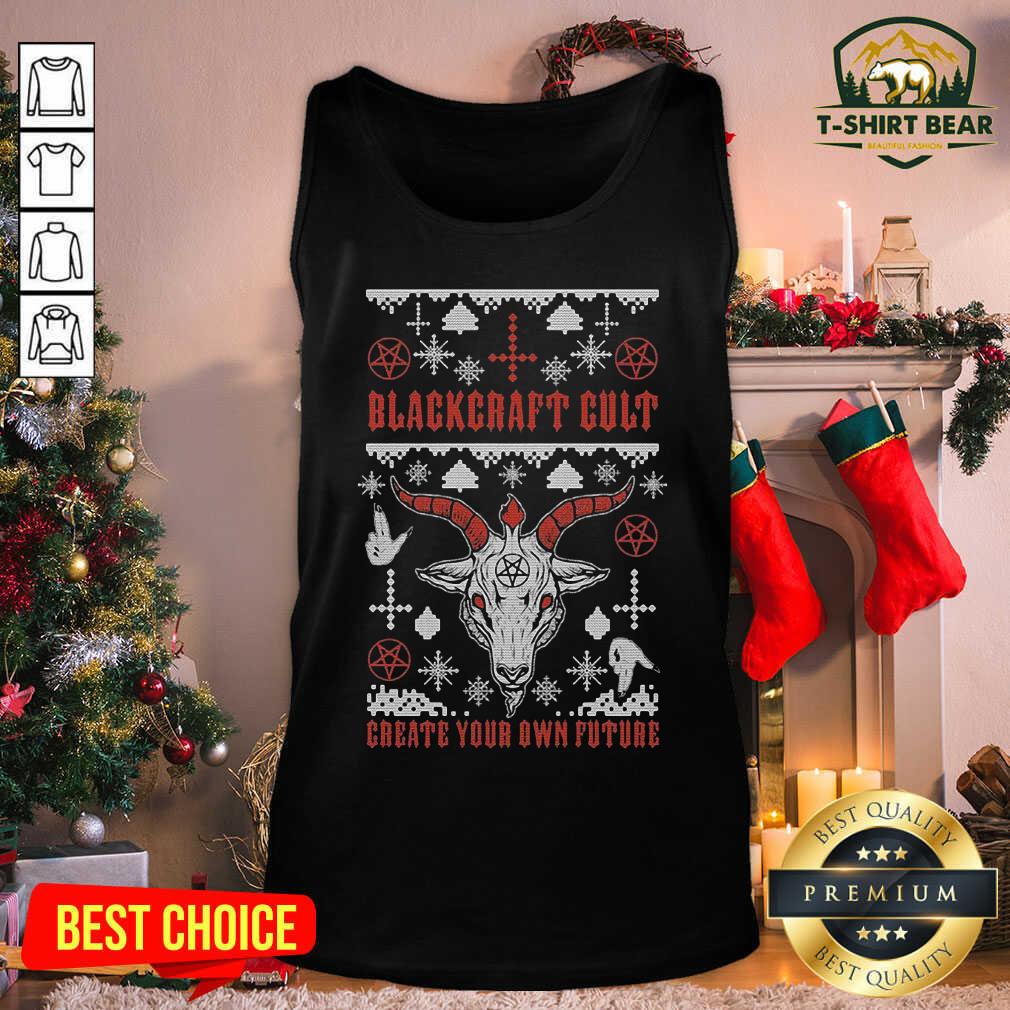 Cool Blackcraft Cult Satan’s Little Helper Ugly Christmas Shirt