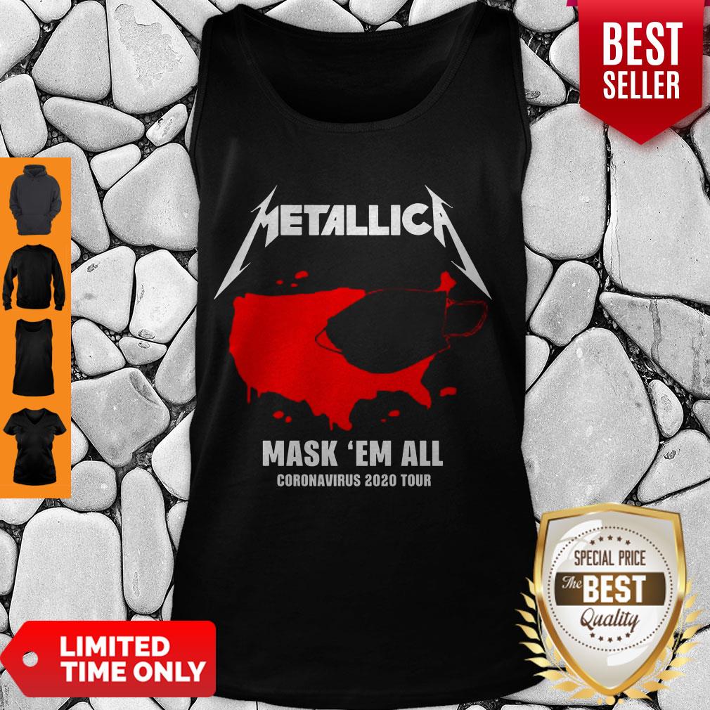 Awesome Metallica Mask’em All Coronavirus 2020 Tour Shirt