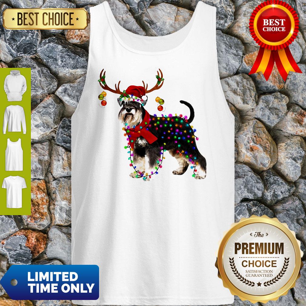 Yorkshire Dog Light Deer Merry Christmas Shirt