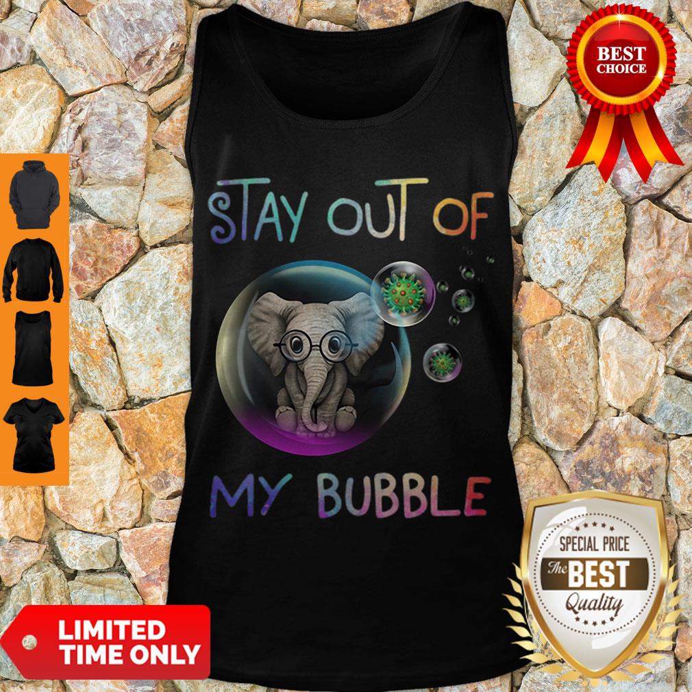 Cute Elephant Stay Out Of My Bubble Coronavirus Shirt