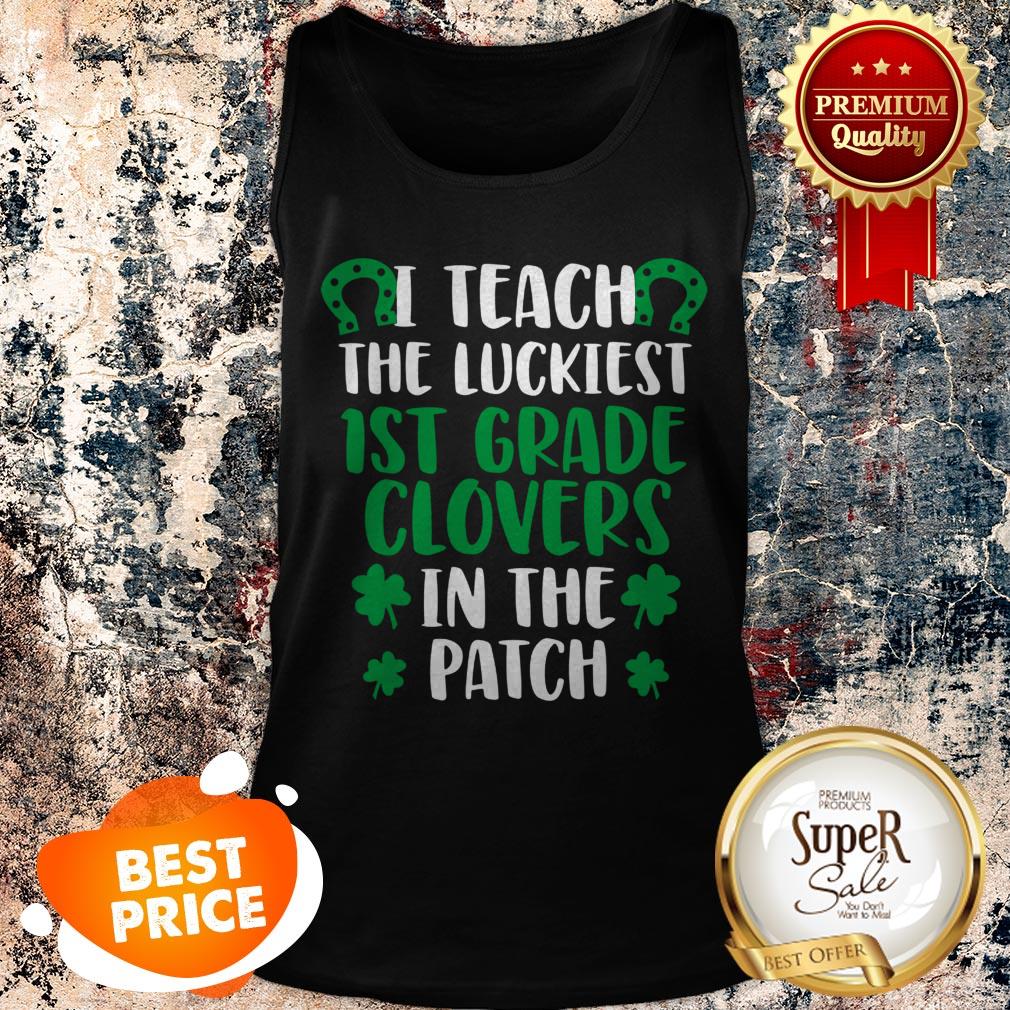Teach Luckiest 1st Grade Clovers – Teacher St Patricks Day Shirt