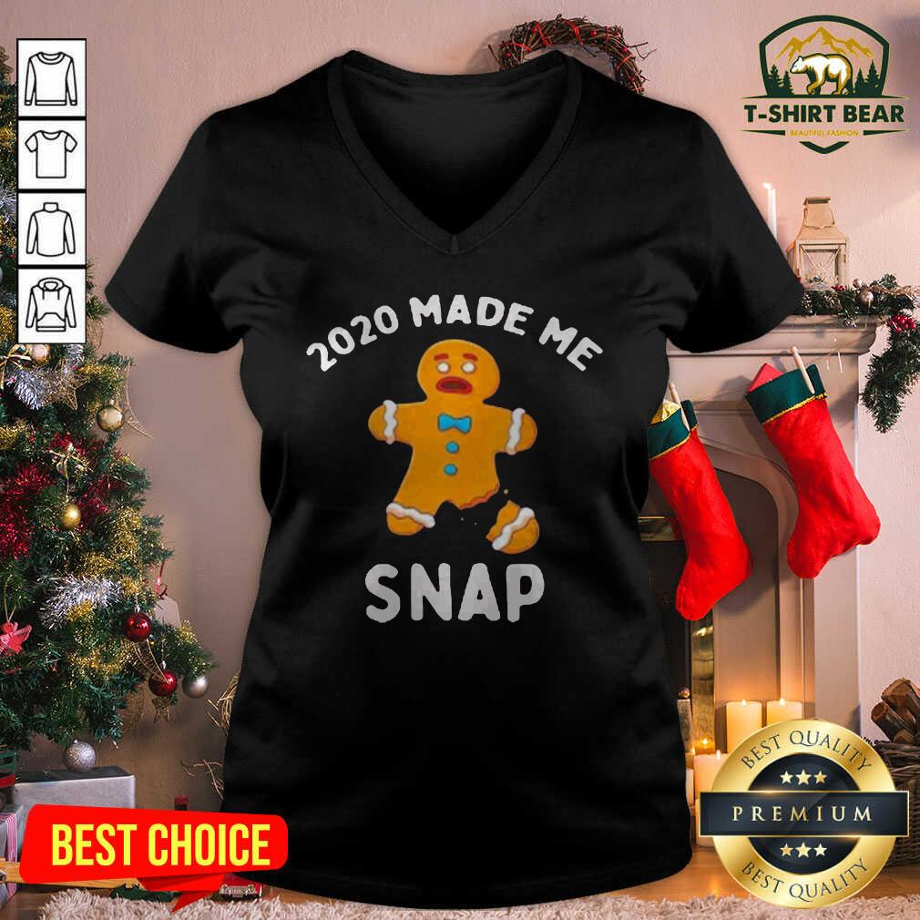 Terrific Nice Made Me Snap Gingerbread Man Oh Snap Christmas Shirt