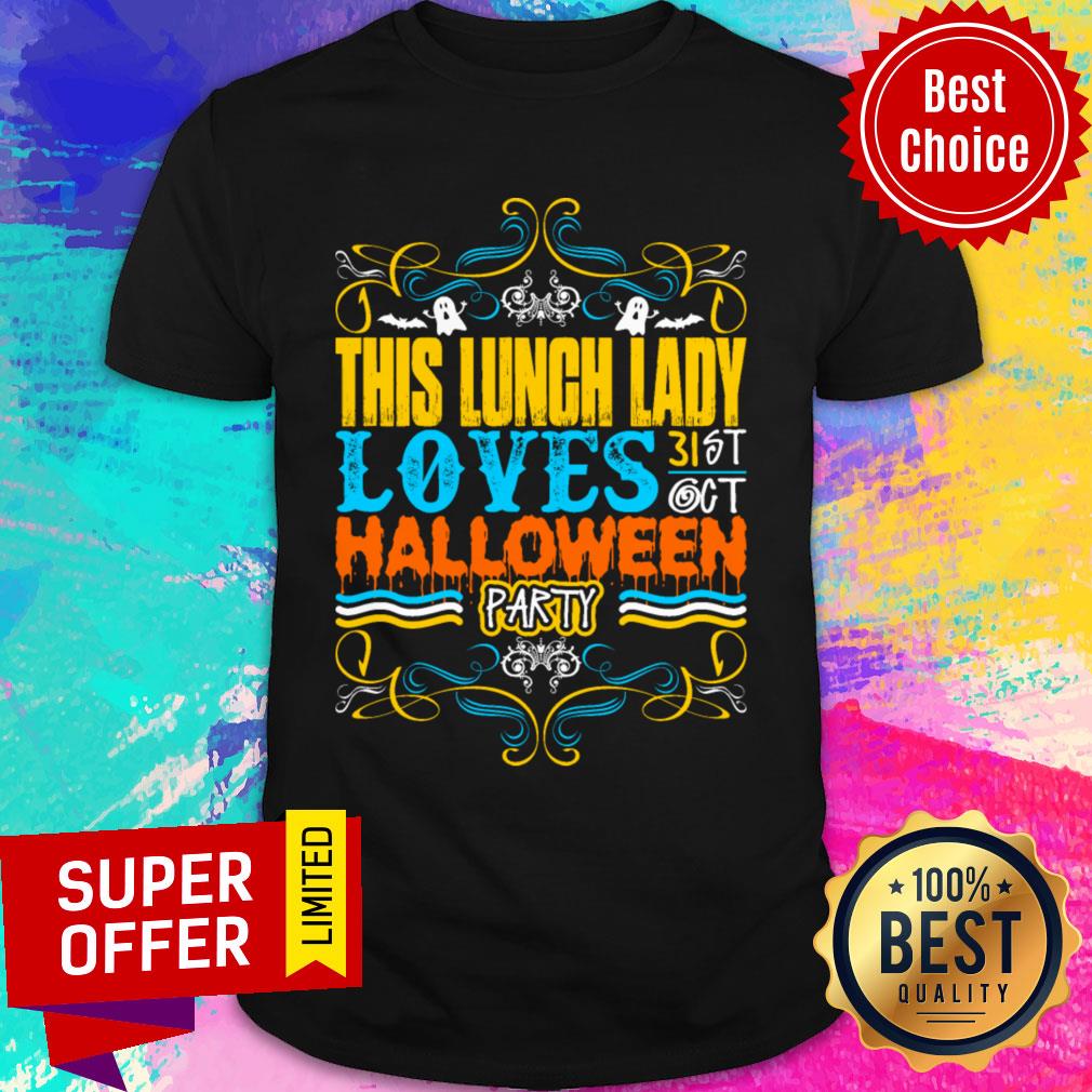 This Lunch Lady Loves Halloween Party Shirt