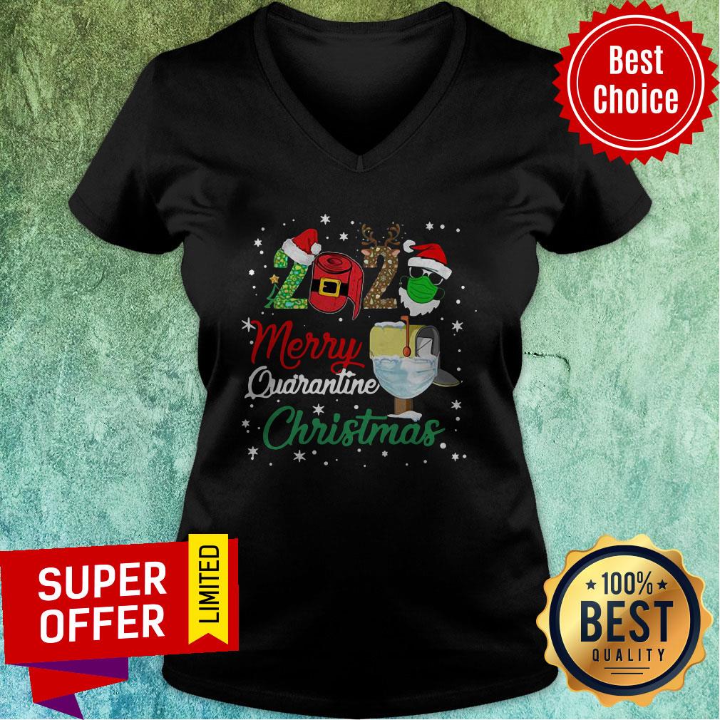Top 2020 Merry Quarantine Christmas Shirt