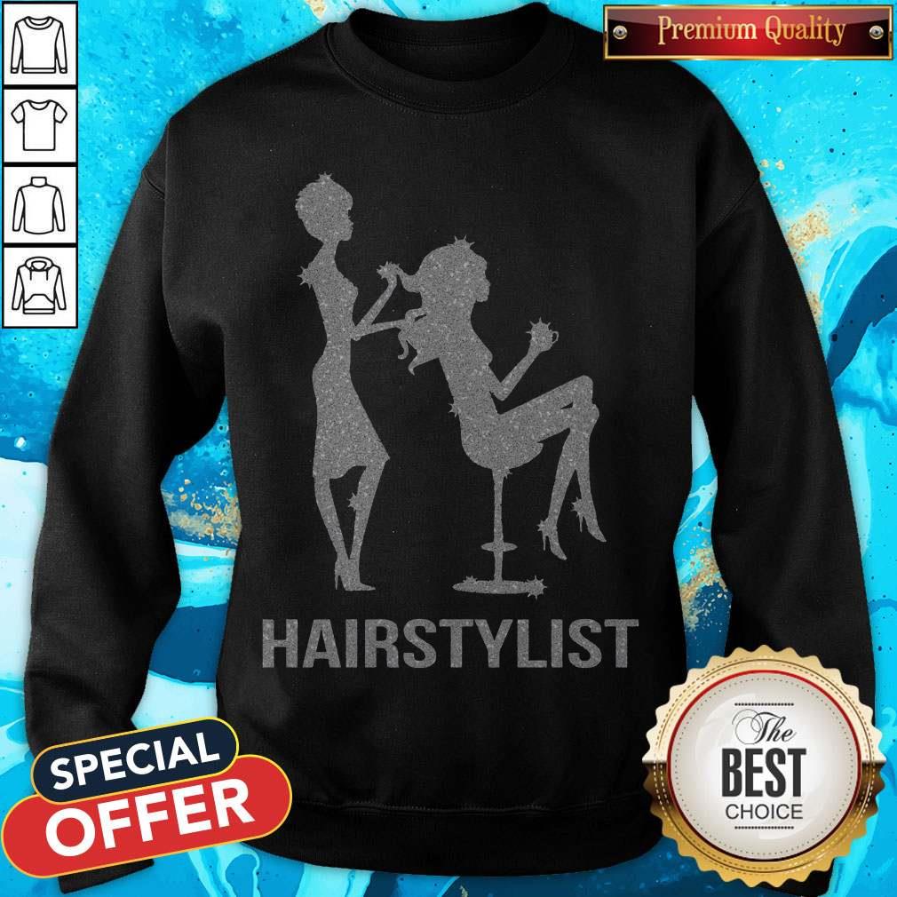 Top Girls Hair Stylist Diamond Shirt