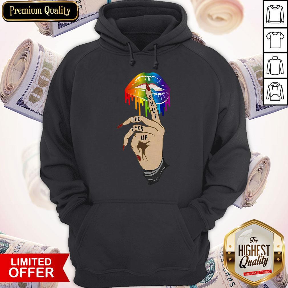 Top LGBT Hand Lip Shuh Duh Fuh Cup Shirt