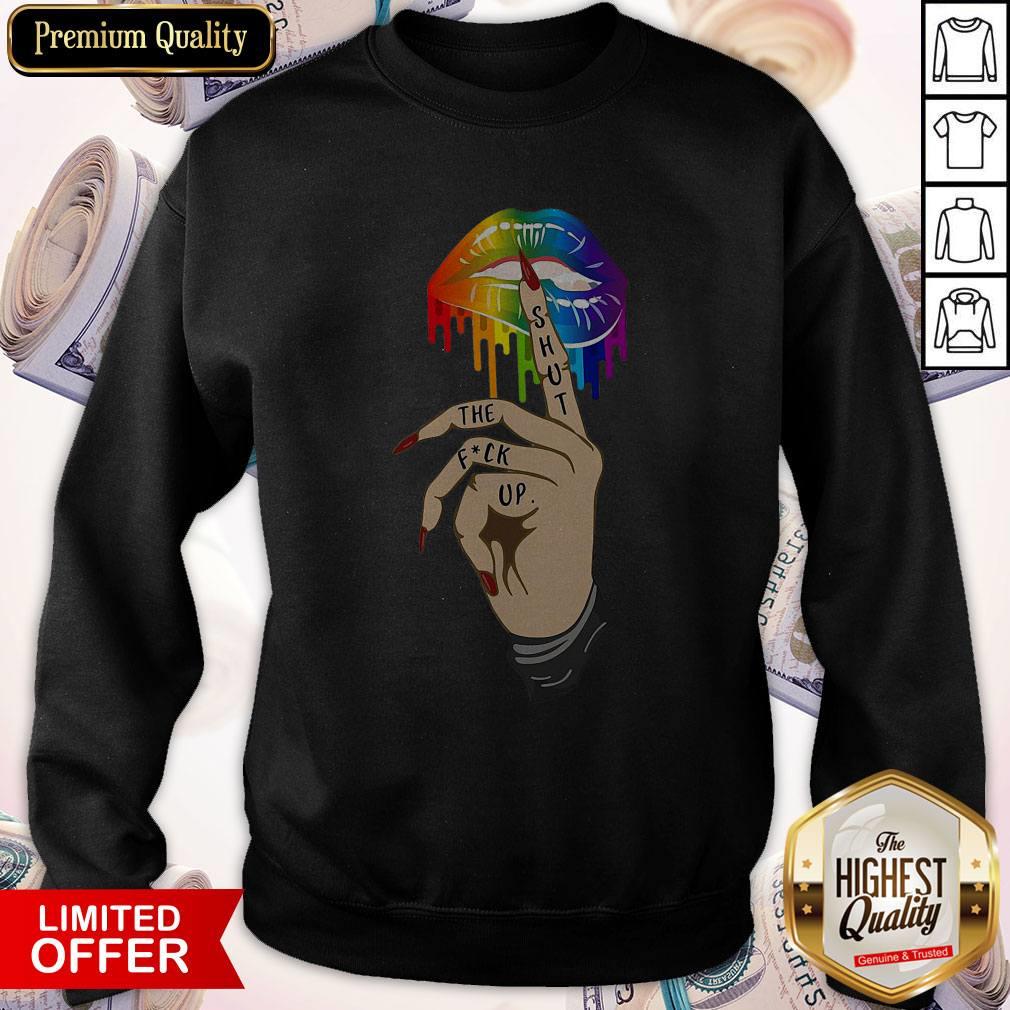 Top LGBT Hand Lip Shuh Duh Fuh Cup Shirt