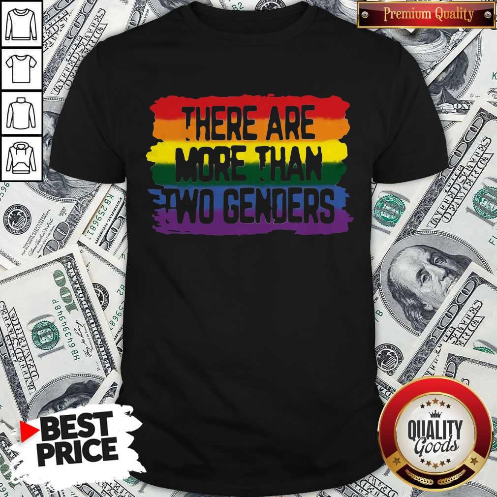 Top Lgbt There Are More Than Two Genders Shirt