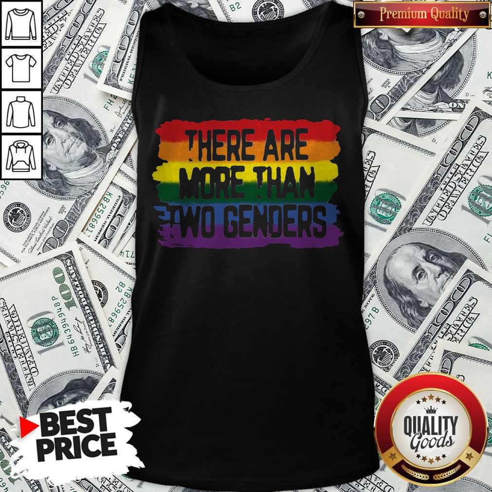 Top Lgbt There Are More Than Two Genders Shirt
