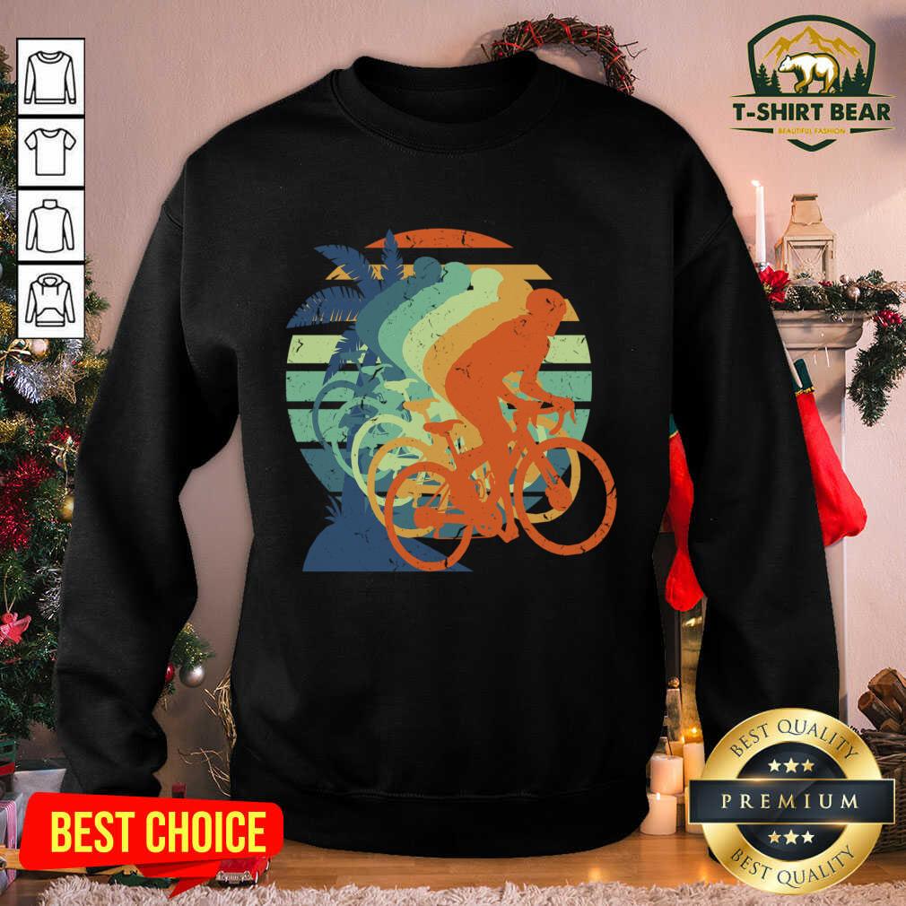 Top Mountain Biker Cyclist Vintage Retro Shirt