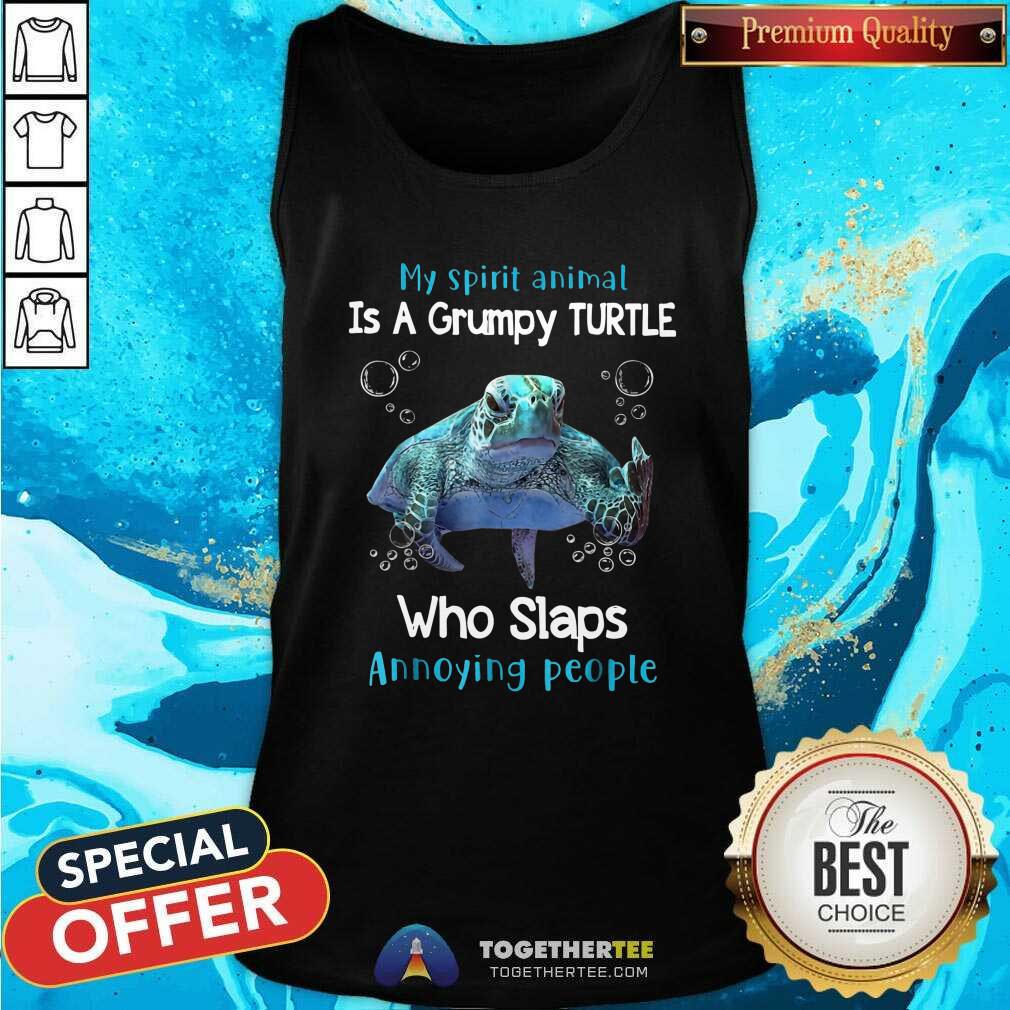 Top My Spirit Animal Is A Grumpy Turtle Shirt