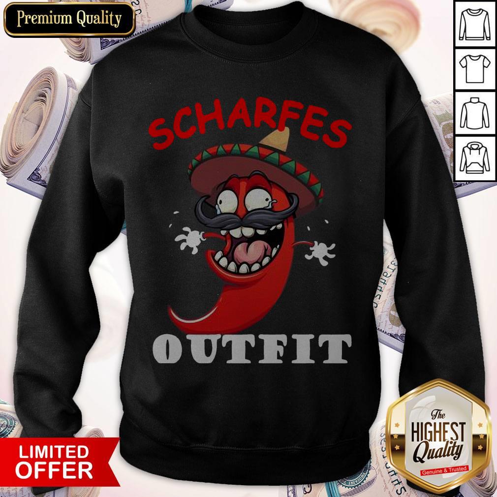 Top Scharfes Outfit Comic Chilli Scharfe Chili Langarmshirt Shirt