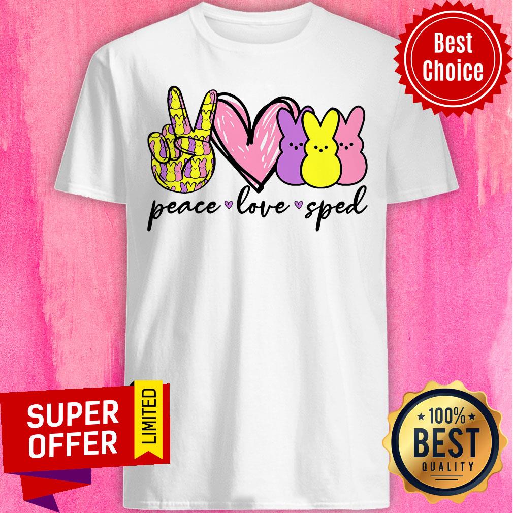 Top Special Education Teacher Peace Love Shirt