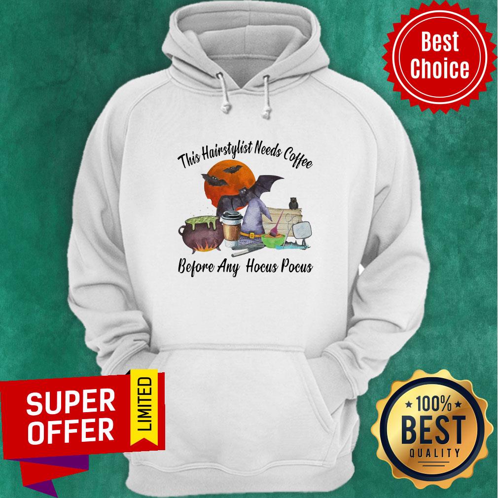 Top This Hairstylist Needs Coffee Before Any Hocus Pocus Shirt