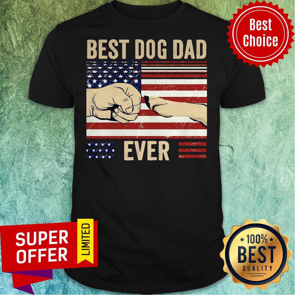 Top Vintage Best Dog Dad Ever Shirt