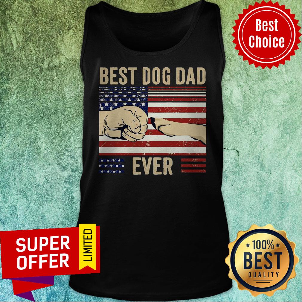Top Vintage Best Dog Dad Ever Shirt