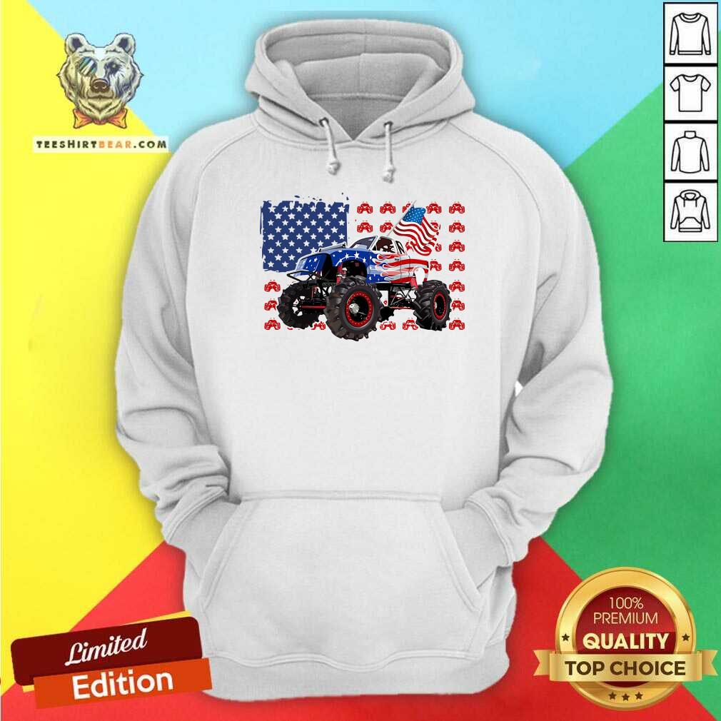 Tractor American Flag Independence Day Shirt