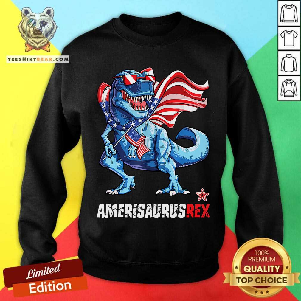 Trex American Flag Amerisaurusrex Shirt