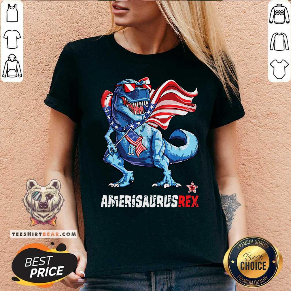 Trex American Flag Amerisaurusrex Shirt