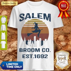 Hot Witch Salem Broom Co Est 1692 Vintage Shirt