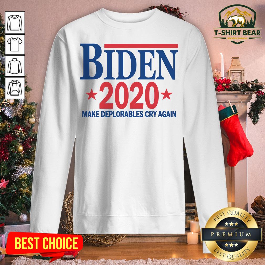 Nice Biden 2020 Make Deplorables Cry Again Stars Shirt