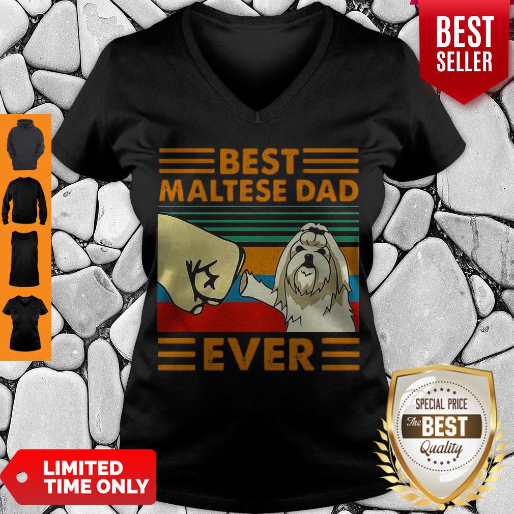 Good Best Maltese Dad Ever Vintage Shirt