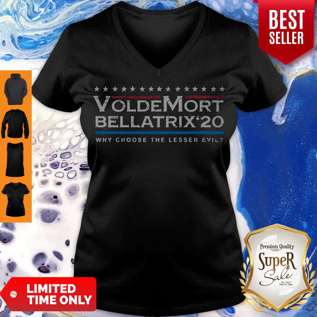 Nice Voldemort Bellatrix 2020 Why Choose The Lesser Evil Shirt
