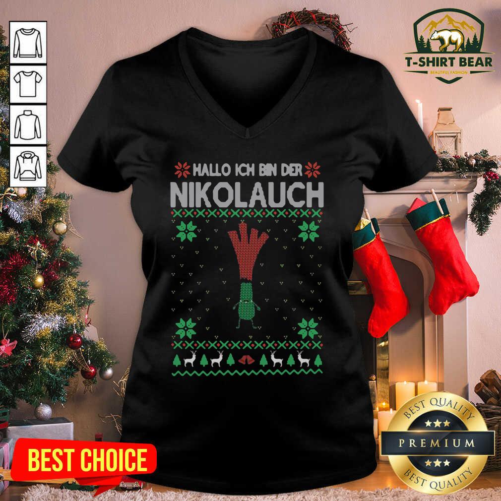 Top Merry Christmas Hallo Ich Bin Der Nikolaus Shirt