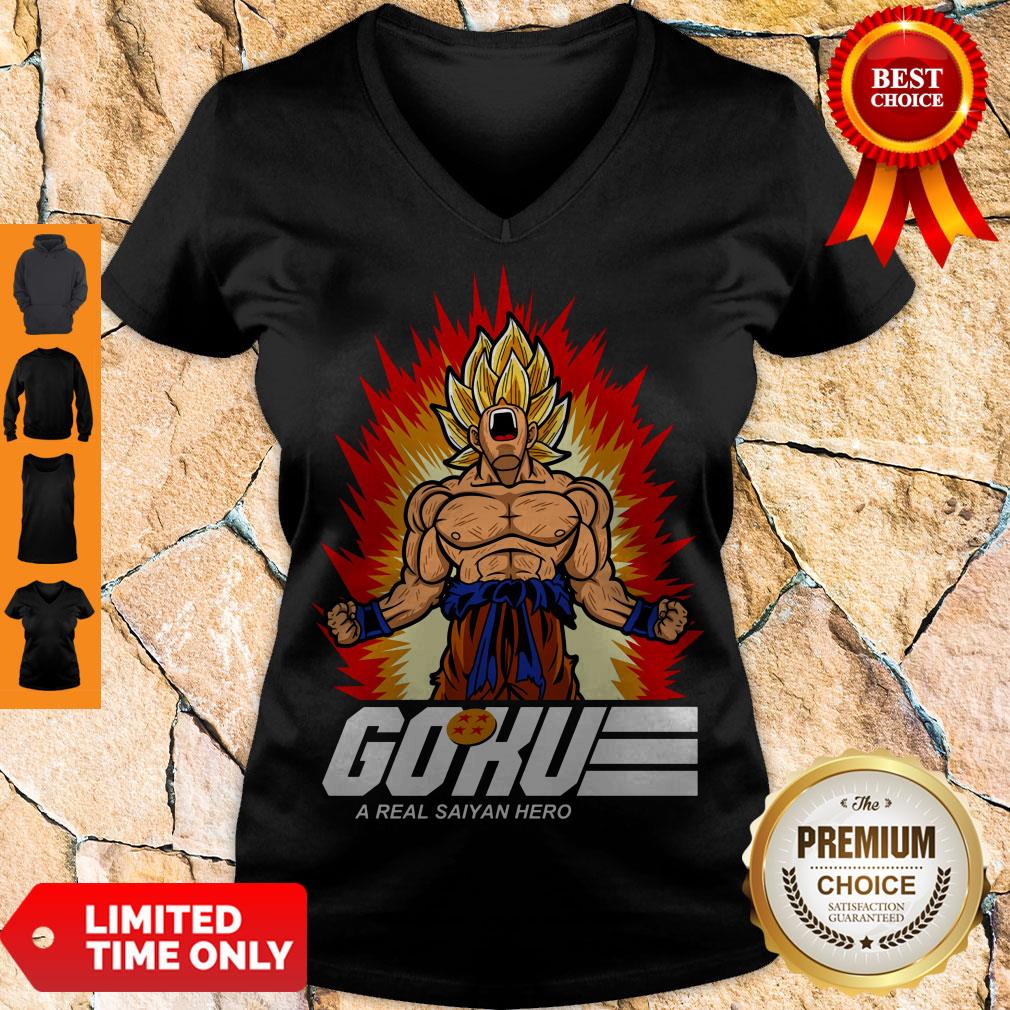 Nice Goku A Real Saiyan Hero Shirt