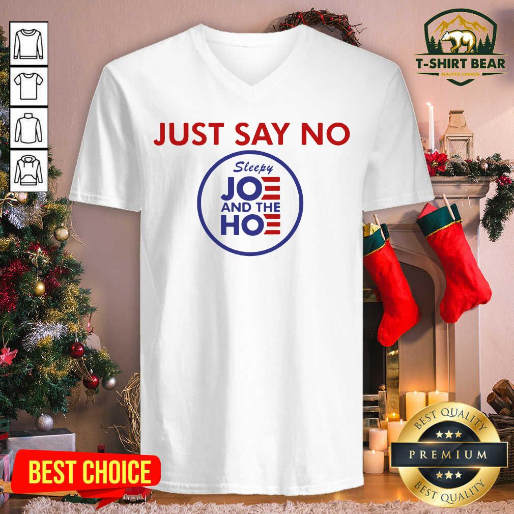 Original Just Say No Sleepy Joe And Hoe Shirt
