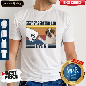 Official Best St.Bernard Dad Ever Vintage Shirt