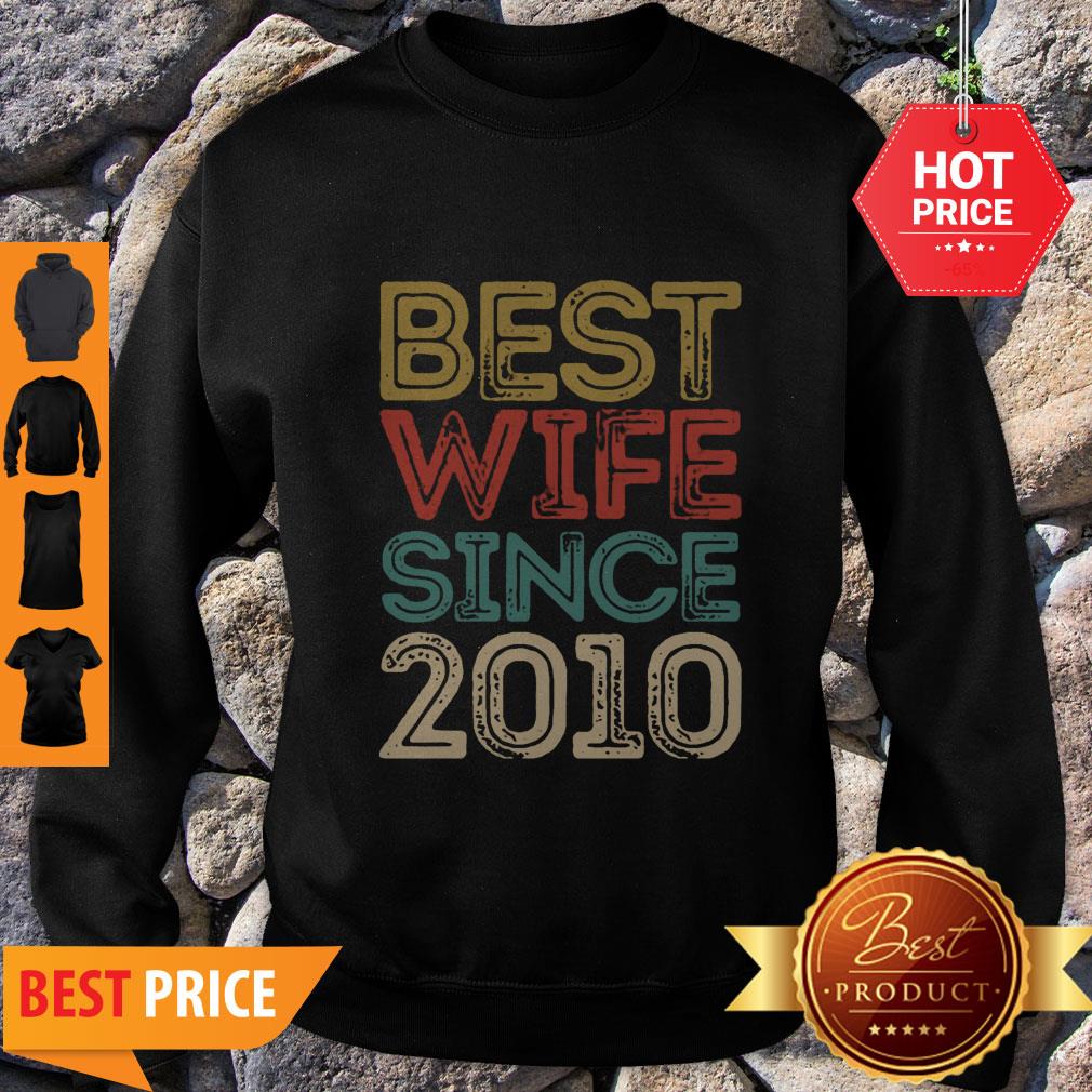 Vintage Best Wife Since April 2010 Shirt