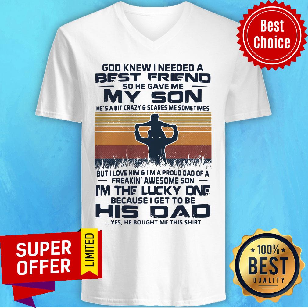 Vintage Daughter Dad I Am A Dad Of A Badass Daughter Shirt