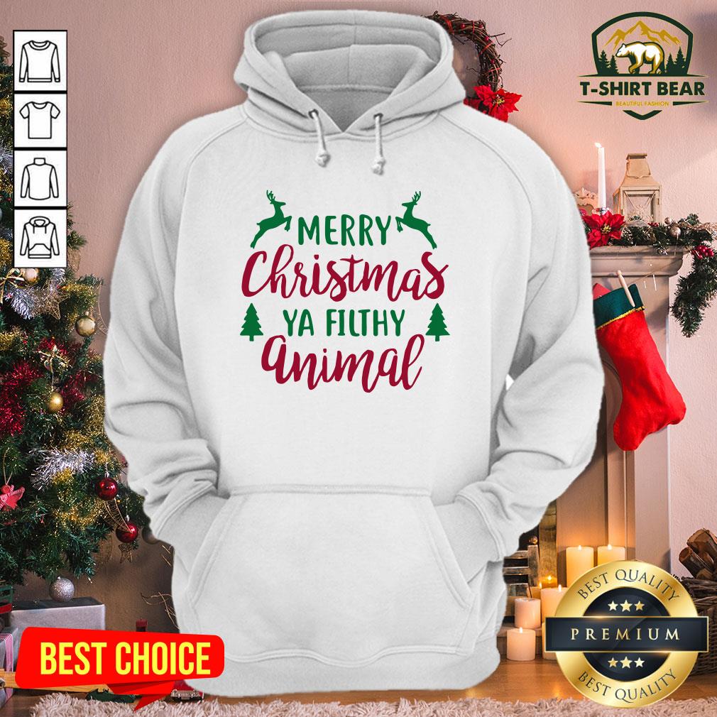 Funny Merry Christmas Ya Filthy Animal Shirt
