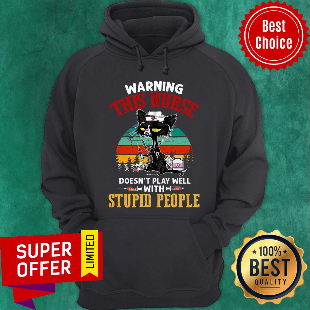 Warning This Nurse Doesn'T Play Stupid People Shirt