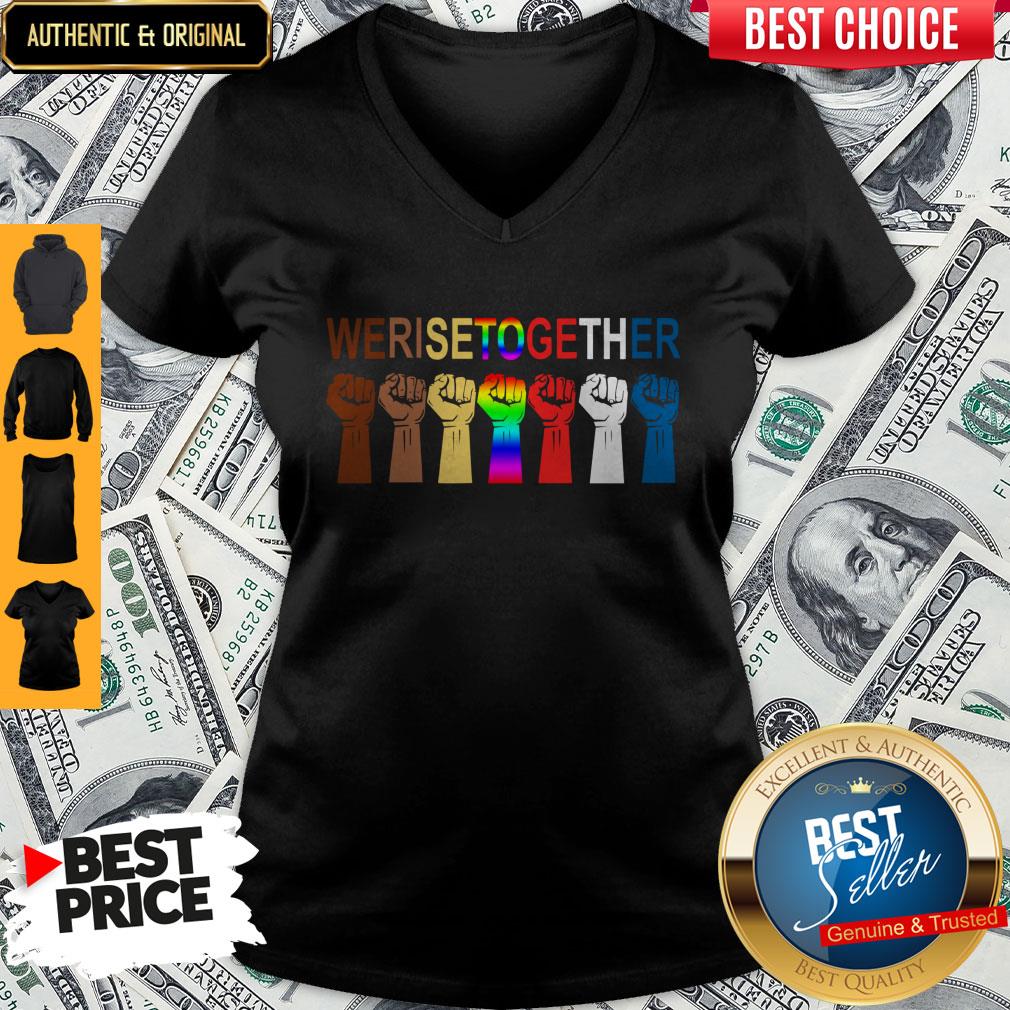 We Rise Together All Lives Matter Hands Symbol LGBT Shirt