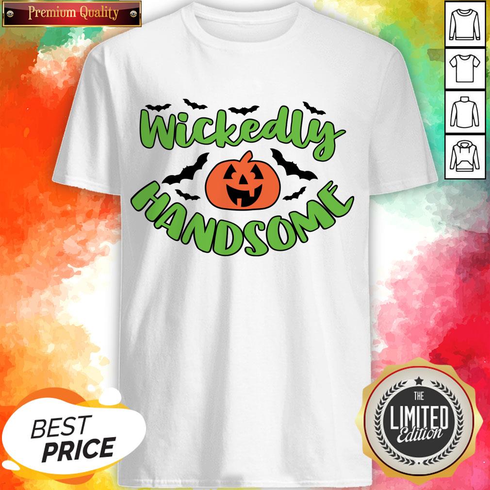 Wickedly Handsome Pumpkin Halloween Day 2020 Shirt